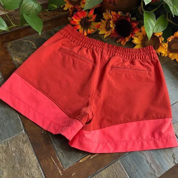 StretchTech Colorblock High-Waisted Athletic Shorts - Picture 10 of 14